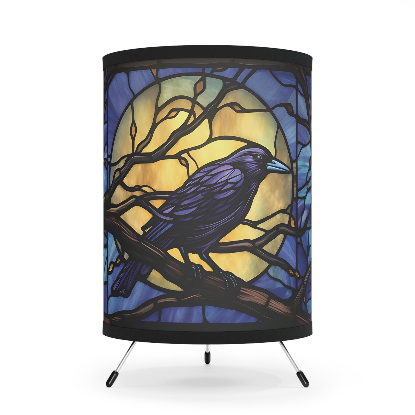 Indigo Moon Raven Table Lamp