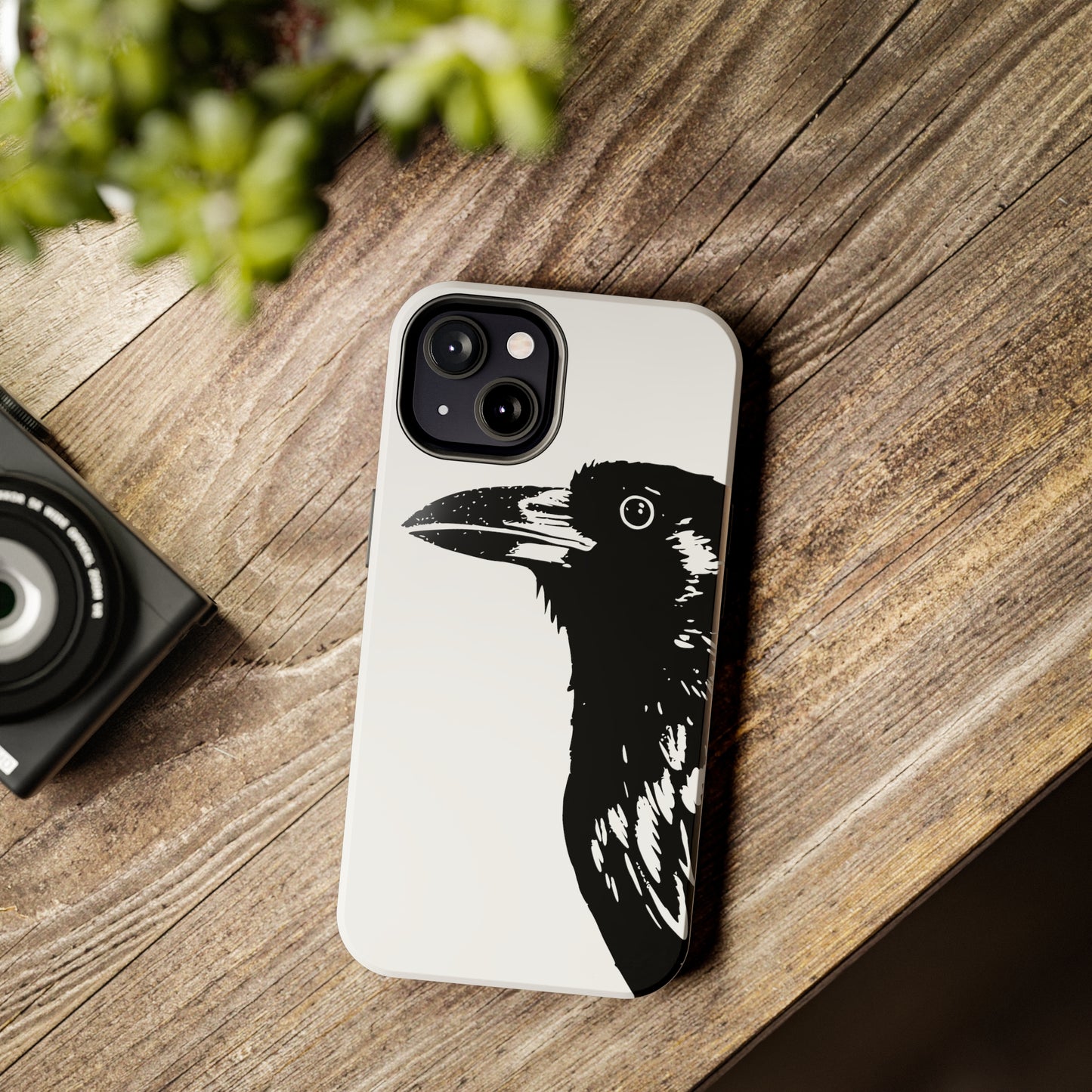 Minimalist Raven Guard Phone Case