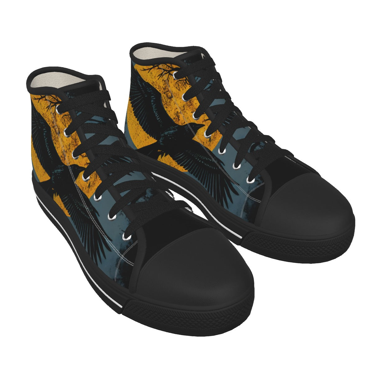 As The Crow Flies Shoes Nonbinary Size High Top Sneakers