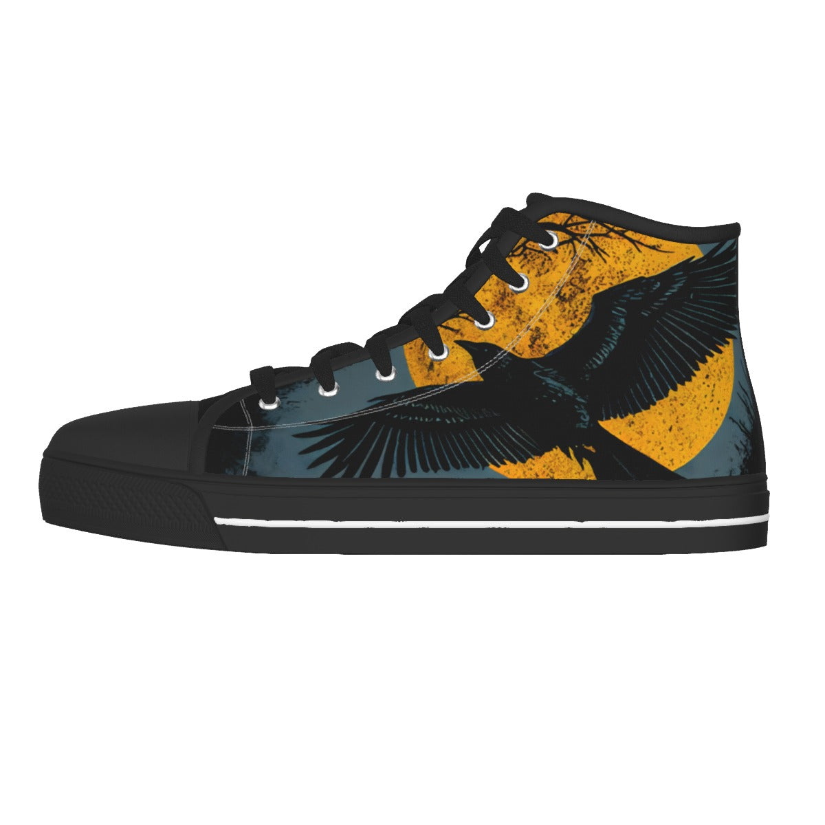 As The Crow Flies Shoes Nonbinary Size High Top Sneakers