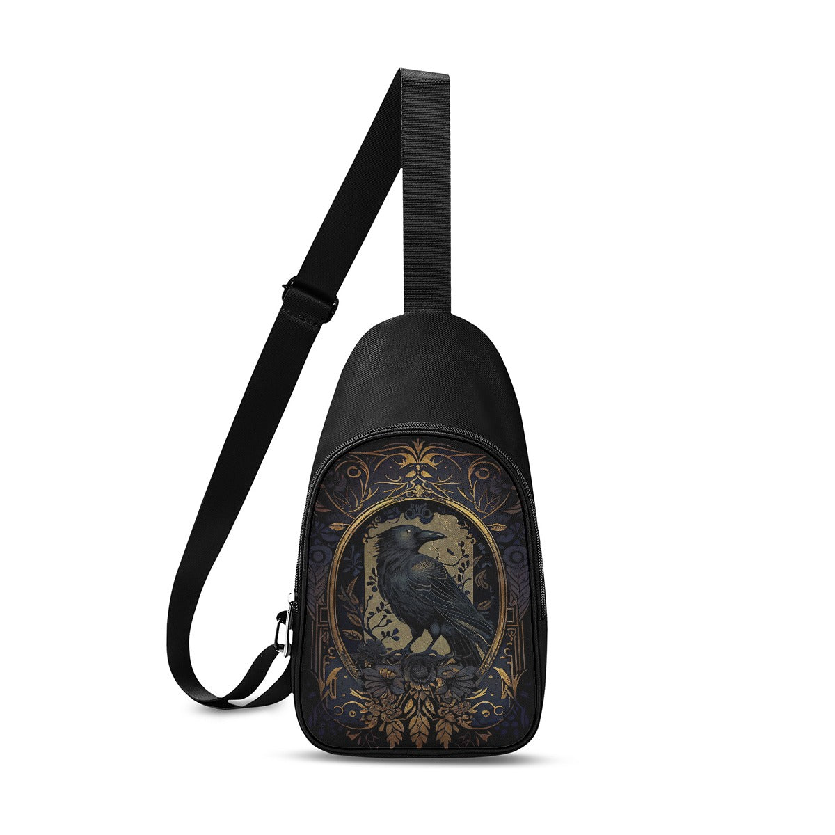 Golden Raven Guardian Crossbody Bag | a Little Steampunk Elegance for Everyday